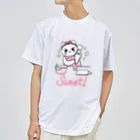 LoveAnimalの猫　お菓子づくり ドライTシャツ