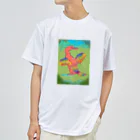 100 Papageno Storyの飛べない鳥のかけるん ドライTシャツ