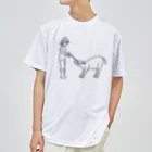 PoccaBocca–すかまるのおみせ–の動かない子牛 Dry T-Shirt