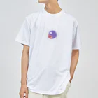 ジビエ屋のゆるマガタマ（赤茶×紫） ドライTシャツ