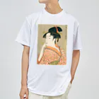 寿めでたや(ukiyoe)のUkiyoe　Utamaro ドライTシャツ