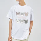 moca's  atelierのポップコーンチンチラ Dry T-Shirt