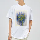 あおニャーマンの植物画着彩2 ドライTシャツ