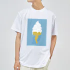 AI作家さむねこの作品集のIce Cat Milk Dry T-Shirt