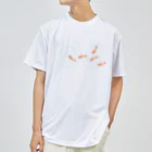 kasipomの泳ぐ金魚 ドライTシャツ