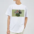 satochanのマスクの花 Dry T-Shirt