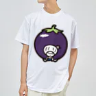 きくのらくがきの丸ナスときく ドライTシャツ