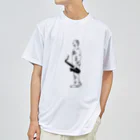 おえかきする水蜜桃のHE IS A SAX PLAYER  Dry T-Shirt