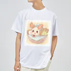 pohemochi (hoshigumo)のbread basket ドライTシャツ