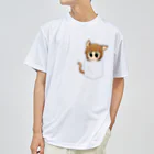 久留米グラフィッククラブのポケットのねこみみさん Dry T-Shirt