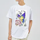 アストロロジー研究所の楽園の蝶♡パラダイス・バタフライシリーズ ドライTシャツ