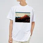 寿めでたや(ukiyoe)の葛飾北斎_冨嶽三十六景　山下白雨 ドライTシャツ