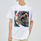ふくふく商店の渡辺綱と茨木童子墨彩画 Dry T-Shirt