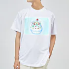 🌈キクチンのおみせやさん🌈のしろくま Dry T-Shirt