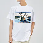 寿めでたや(ukiyoe)の葛飾北斎_冨嶽三十六景　信州諏訪湖 ドライTシャツ