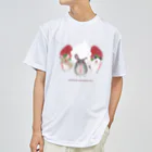 teruteQ chinchilla illustrator suzuri店のshortcake chinchilla trio ドライTシャツ