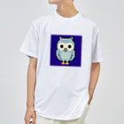 chicodeza by suzuriのフクロウのドット絵 Dry T-Shirt