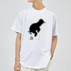 DENANのがんばる犬 ドライTシャツ