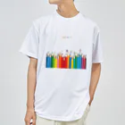 MolKaronのMolKaron７　パルクールのような色鉛筆２ Dry T-Shirt