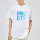 JIMOTOE Wear Local Japanの美濃市 MINO CITY Dry T-Shirt