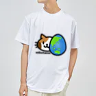 ミケタマのミケタマ ロゴ ドライTシャツ