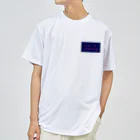 MANAっと一緒のじぶんの機嫌はじぶんでね　navy Dry T-Shirt