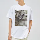 ねこの森でお散歩のフッワフワのシャムミックス Dry T-Shirt