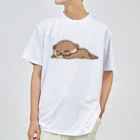 綾錦工房 りこりすのおしゃぶりカワウソ Dry T-Shirt