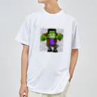 Hey! Kids KidsのHalloween Frankenstein Liam Fitzpatrick  Dry T-Shirt