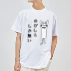 麦畑ののびしろしか無い猫 ドライTシャツ