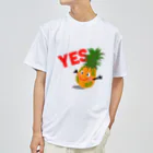 MZグラフィックスのパイナップル　YES Dry T-Shirt