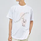 保護猫広場　ラブとハッピーのゆるふわねこ【500円分の寄付になります】 Dry T-Shirt