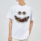 PALA's SHOP　cool、シュール、古風、和風、のdisguised face2 ドライTシャツ