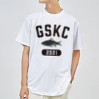 がさっ子クラブのGaSaKkoClub-カレッジロゴ風-ふな（ブラック） ドライTシャツ