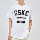 がさっ子クラブのGaSaKkoClub-カレッジロゴ風-どじょう（ブラック） ドライTシャツ