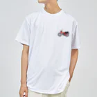 クロベナシの店のスクランブラー赤白バイク Dry T-Shirt