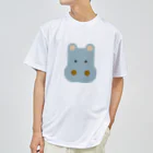 kimchinのシンプルでグラフィカルなカバ ドライTシャツ