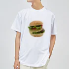 メシテロタイプ（飯テロTシャツブランド）のハンバーガー ドライTシャツ