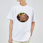 メシテロタイプ（飯テロTシャツブランド）の1ポンドステーキ Dry T-Shirt