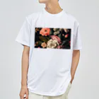 NoriNoriのフラワープリント Dry T-Shirt