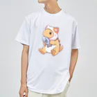 TANSHOのねこのサウルスくん Dry T-Shirt