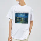 MUGEN ARTのゴッホ　ローヌ川の星月夜　Van Gogh / Starry Night Over the Rhône  ドライTシャツ