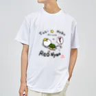 旅猫王子れぉにゃん👑😼公式(レイラ・ゆーし。)の(英字ロゴ)【ぽてっと☆転けるれぉにゃん】 ドライTシャツ
