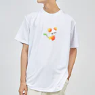 satoayaのアニマルカフェのフルーツアニマル　サクランボネズミ Dry T-Shirt