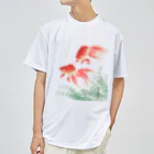 MUGEN ARTの二匹の金魚　小原古邨作品編集　日本のアートTシャツ＆グッズ ドライTシャツ