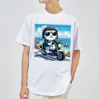 ワイズショップのホワイトタイガーのライダー Dry T-Shirt