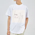 takanezawacatのドライTシャツ-フロント Dry T-Shirt