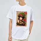 saayaan＠succulent_artistの多肉植物ショップの店員 Dry T-Shirt