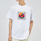 dolphineのイルカと太陽と海の物語 Dry T-Shirt