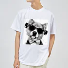 Connect Art SUZURI STOREのConnect Art 003 Dog ドライTシャツ